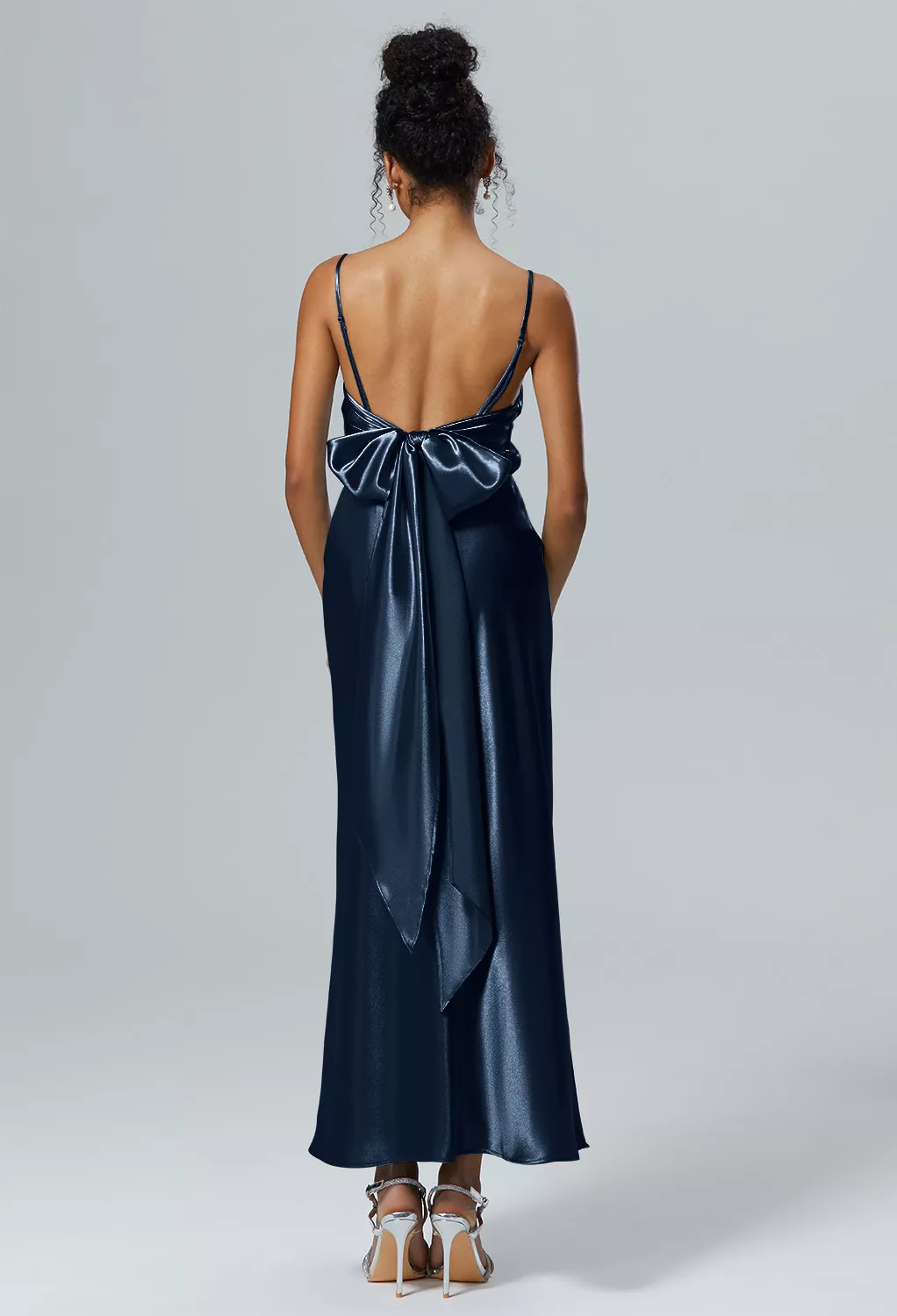 AW Lettice Dark Navy  Plus Size Wedding Guest Dresses